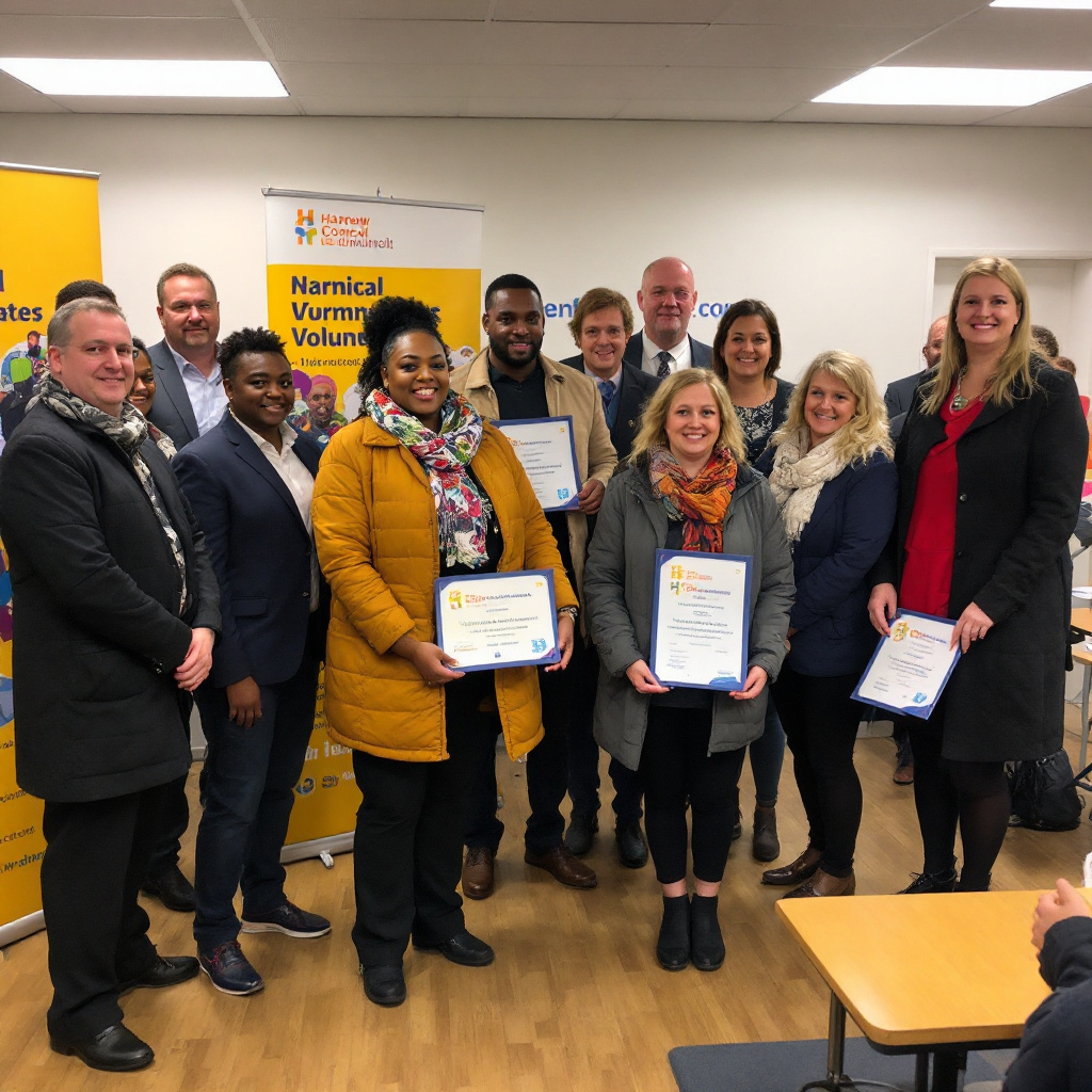 Harrow Council volunteers receive recognition for 18 years of leading community walks.